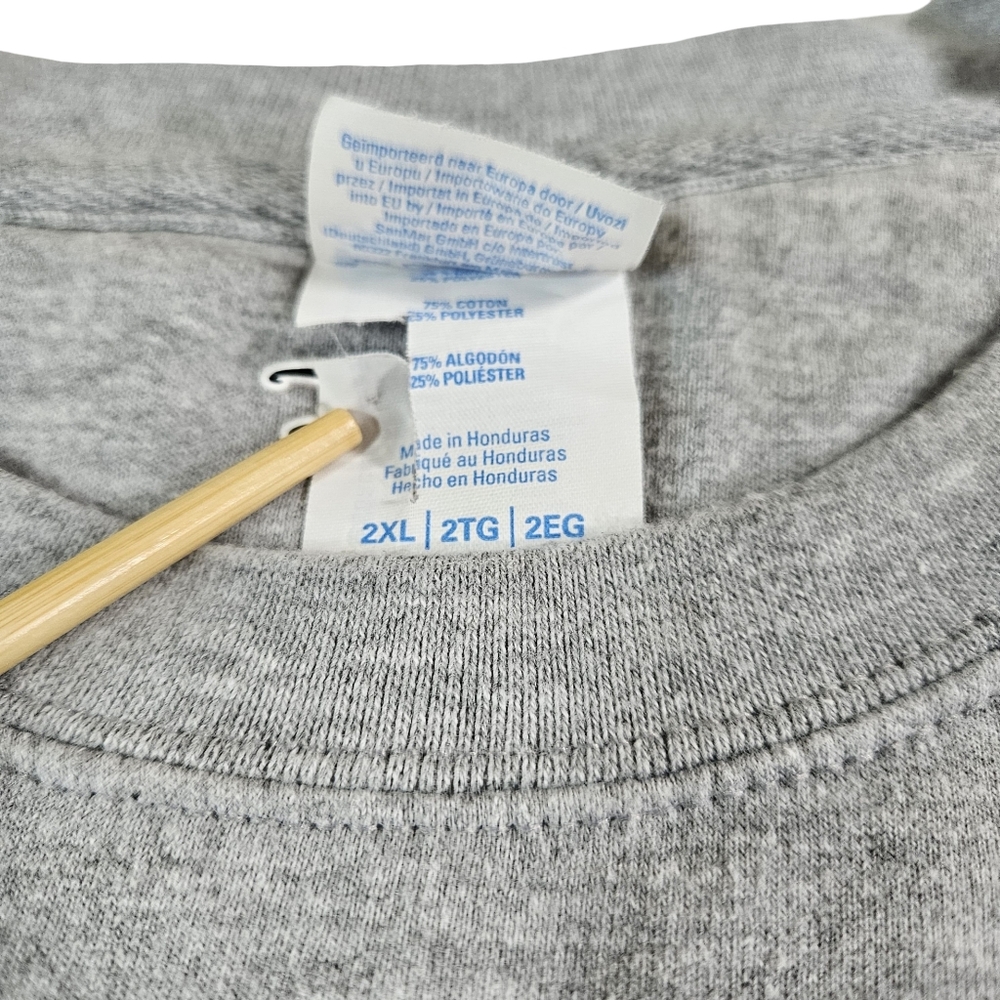 Disney Classic Crew Mickey Mouse Sweatshirt, Heather Grey, 2XL - Picture 7 of 12